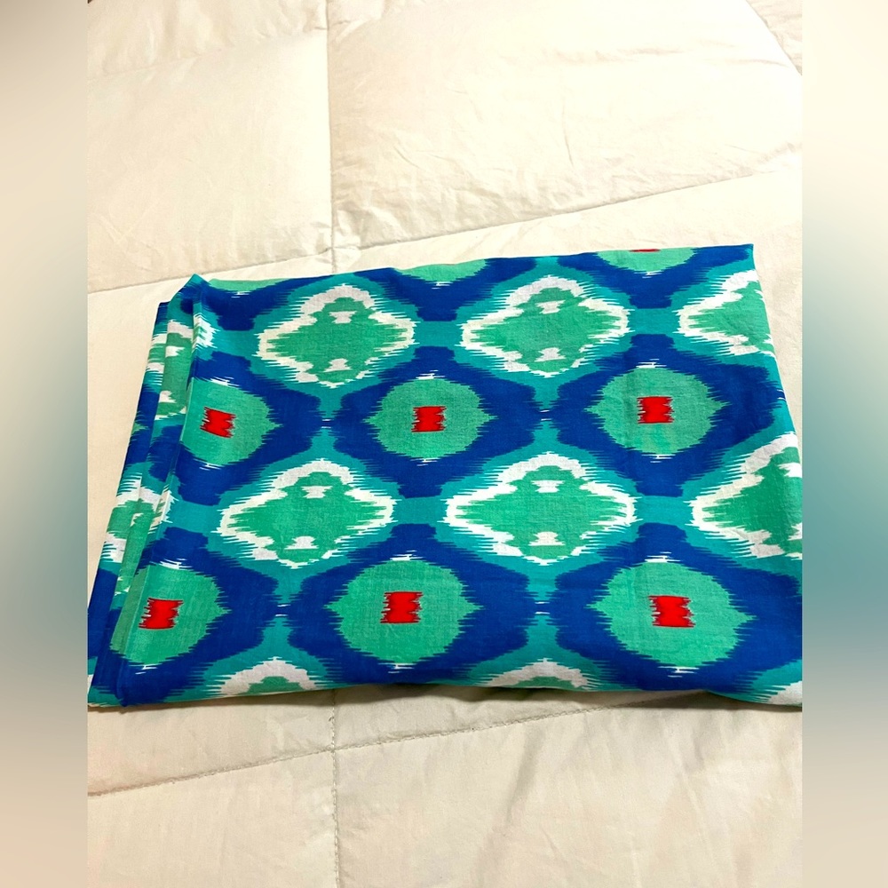 Cotton ikat print beach serape